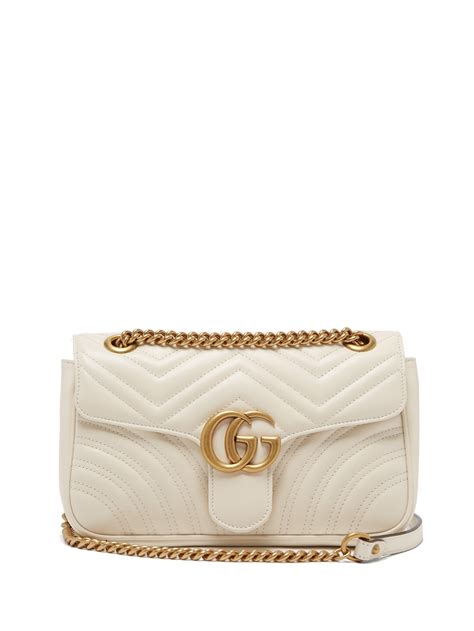 white gucci crossbody|white Gucci marmont small.